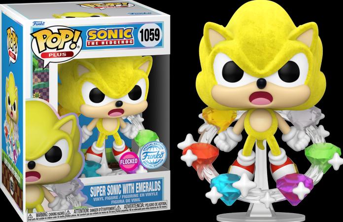 Immagine prodotto Funko POP! Sonic the Hedgehog Super Sonic with Emeralds Exclusive Floquée
