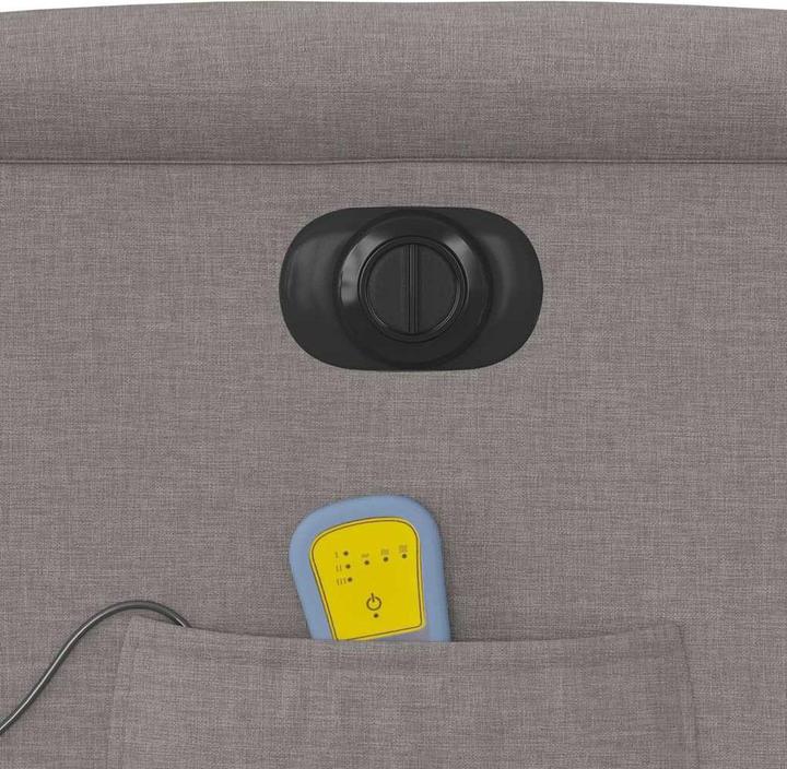 Produktbild VidaXL Massagesessel Elektrisch Taupe Stoff