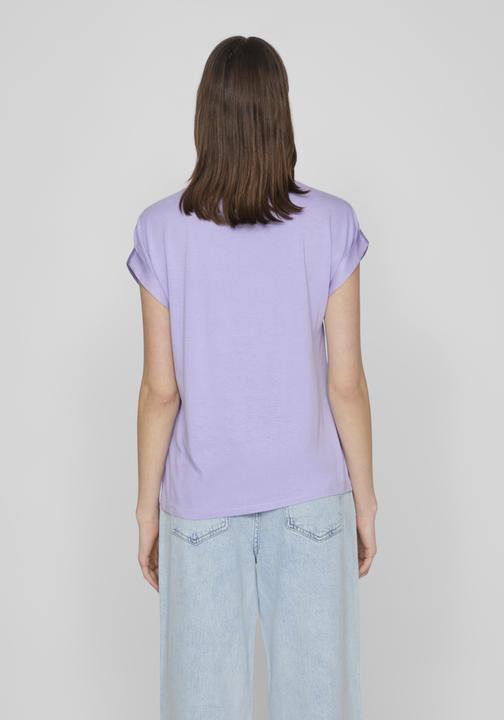 Actual product image Vila Round neckline top with short sleeves (34)