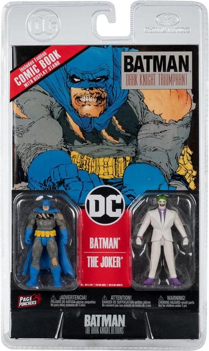 Image du produit McFarlane DC Direct Page Punchers Figurines Lot de 2 Batman & The Joker (Batman : The Dark Knight Returns)