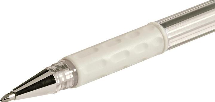 Actual product image Pentel Roller Hybrid Gel Grip (Transparent, White, 1 x)