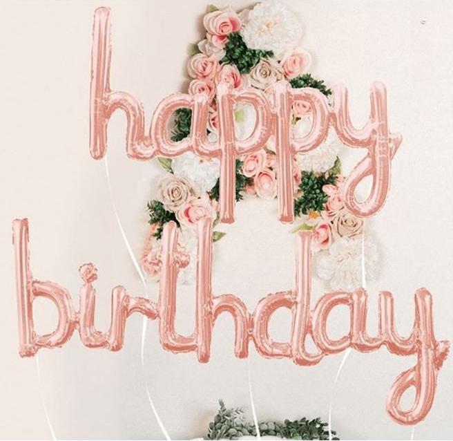 Produktbild MU Style Anni Series Happy Birthday Ballon Girlande