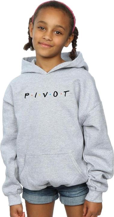 Actual product image Friends Girls Pivot Logo Hoodie (128)