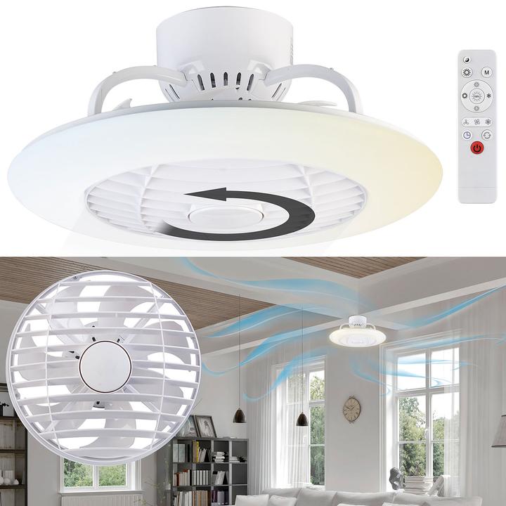 Immagine prodotto Sichler Lampada da soffitto 2in1 e ventilatore con telecomando (55 dB)
