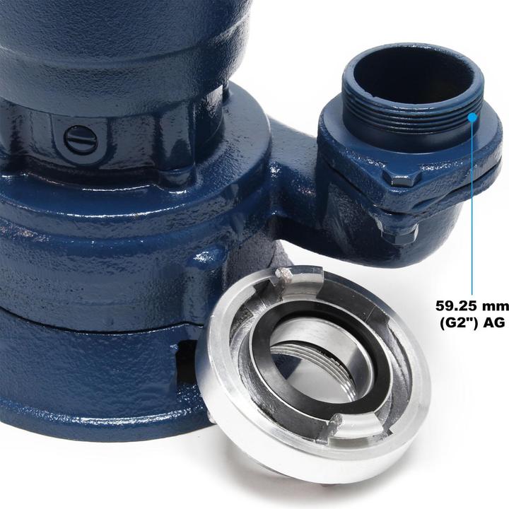 Produktbild XPOtool Schmutzwasserpumpe 1500W 22800l/h Schwimmer Fäkalienpumpe Baupumpe (Schmutzwasserpumpe)