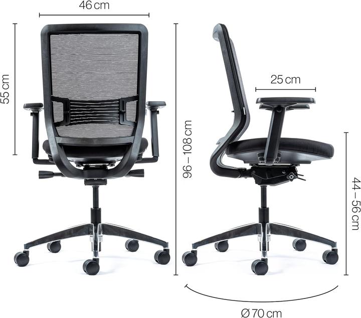 Immagine prodotto Yaasa Sedia Classic - Nero