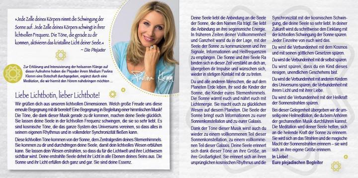 Produktbild Sonnenklang. Lichtheilung durch die Plejader (Pavlina Klemm, Sayama, Deutsch)