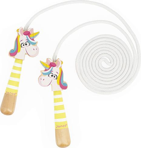 Janod Applepop Springseil Einhorn