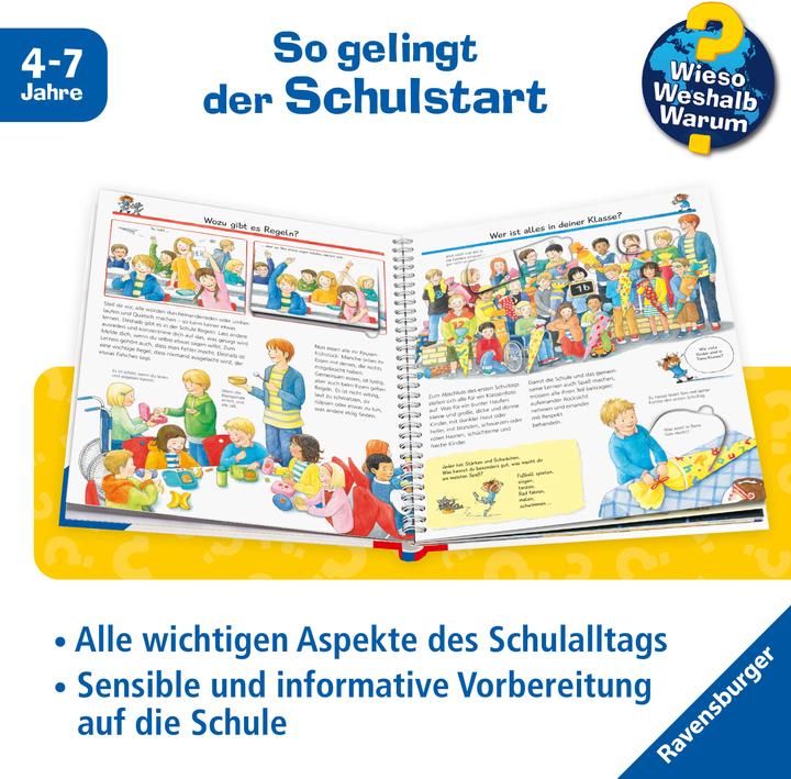 Productafbeelding Ravensburger Wieso? Weshalb? Warum?, Band 14: Ich komme in die Schule (Duits, Doris Rübel, 2025)