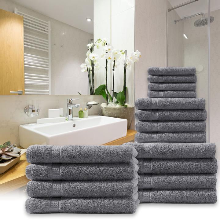 Produktbild Casativo Handtuchset 12-teilig (100 x 50 cm, 140 x 70 cm, 50 x 30 cm)
