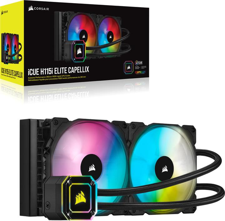 Actual product image Corsair iCUE H115i Elite Capellix