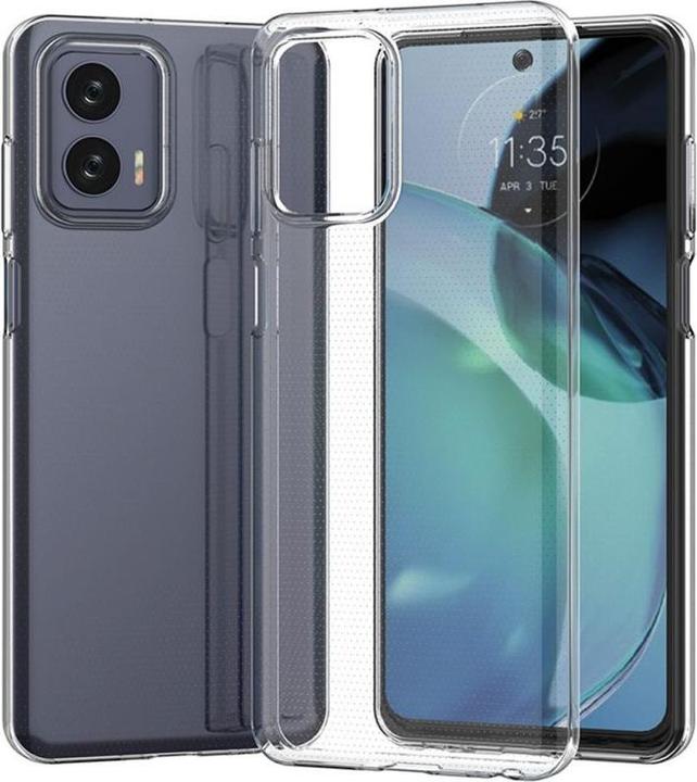 Actual product image Hurtel Ultra Clear 0.5mm case for Motorola Moto G73 5G thin cover transparent (Motorola Moto G73)