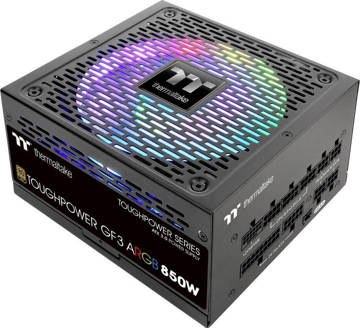Thermaltake ToughPower GF3 ARGB 850W EU Gold Voeding ATX 3.0 80+ Gold PCle 5.0 (850 W)