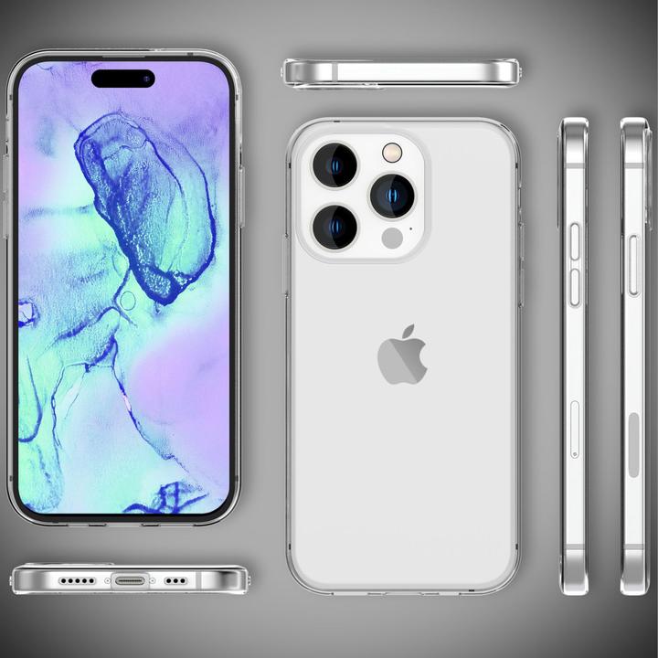 Produktbild Nalia Klare 360 Grad Hülle (Apple iPhone 15 Pro)