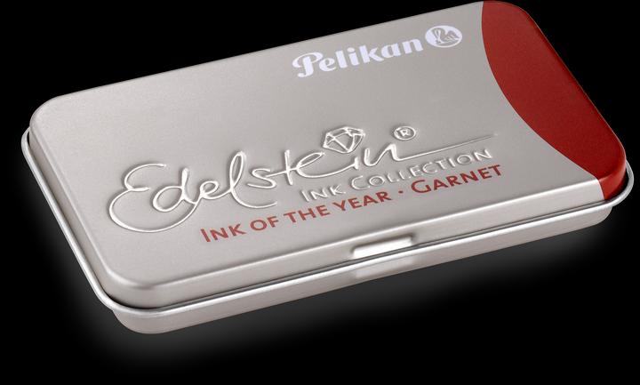 Actual product image Pelikan Large capacity cartridges gemstone Garnet (ink cartridges, Orange, Red)