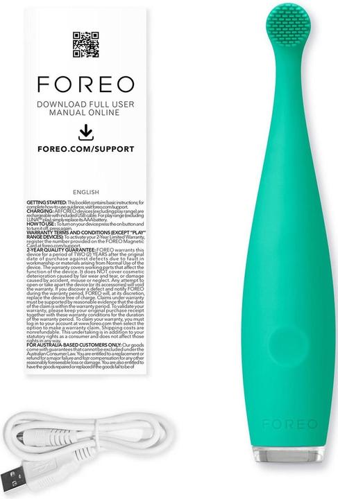 Produktbild Foreo Schallzahnbürste ISSA Baby Kiwi Green Panda (Schallzahnbürste)