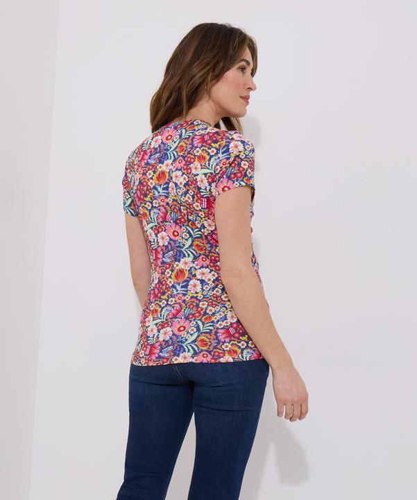 Produktbild Joe Browns Bright Floral Knotted Twist Front Jersey Top (18)