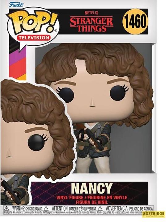 Immagine prodotto Funko Figura in vinile di Stranger Things POP! TV Cacciatrice Nancy con fucile 9 cm