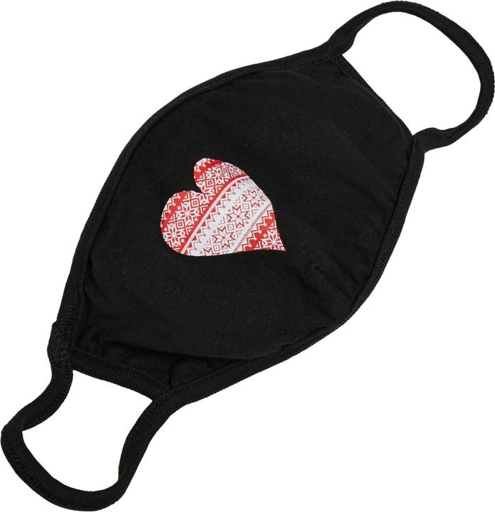 Actual product image Urban Classics Christmas Heart Face Mask
