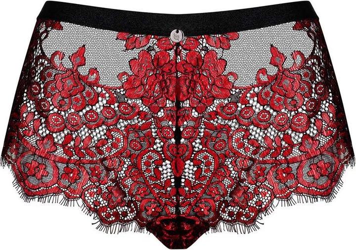 Produktbild Obsessive Redessia Spitzenhöschen Rot/Schwarz (L)