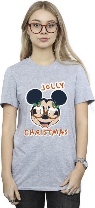 Produktbild Disney Mickey Mouse Jolly Christmas Glasses TShirt (XXL)