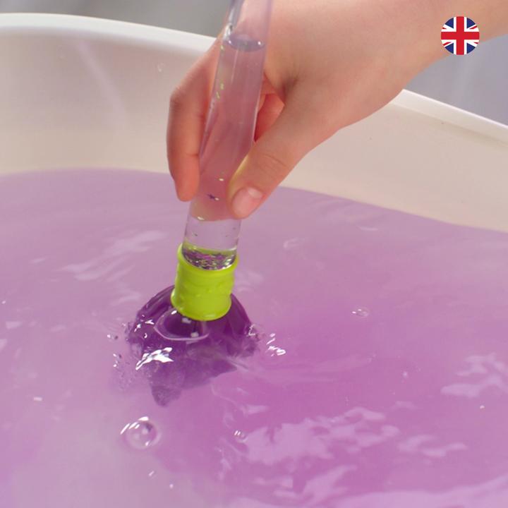 Actual product image Activity Board Magic Brush, 4 x bath bombs, paint your bath water magically, creative toy for children