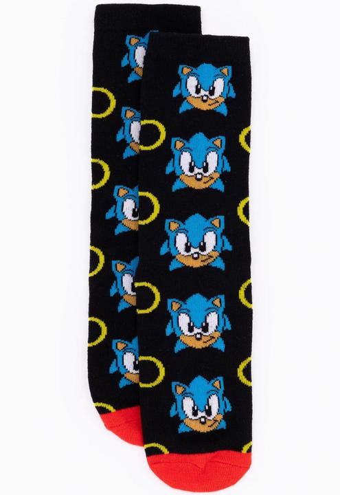 Immagine prodotto Sonic The Hedgehog Calzini unisex per adulti (confezione da 3) (confezione da 3, 40.5 - 45.5)