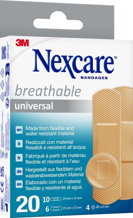 Image du produit Nexcare Pansement universel respirant (20 x)