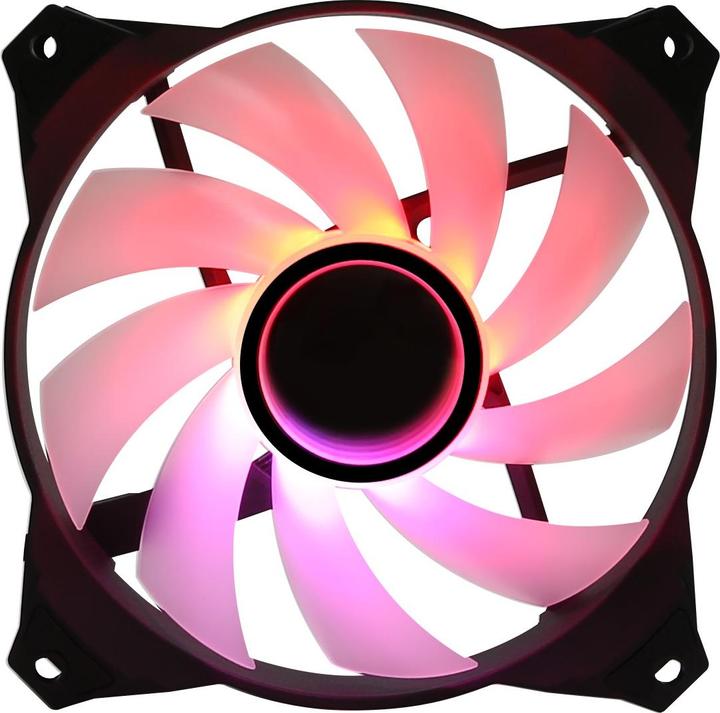 Actual product image Zalman ZM-IF120 Milky aRGB Fan infinity effect 1,200 RPM A 55.2CFM (120 mm, 1 x)
