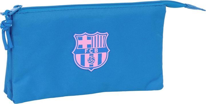 Produktbild FC Barcelona Dreifaches Mehrzweck-Etui F.C. Barcelona Blau 22 x 12 x 3 cm