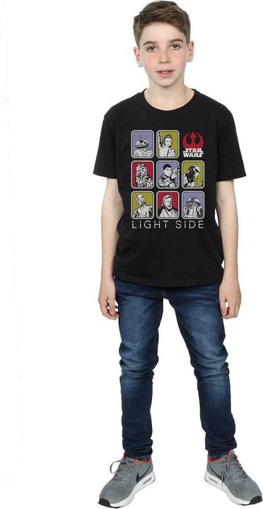 Actual product image Star Wars Boys The Last Jedi Multi Character T-Shirt (116)