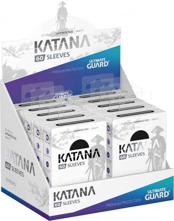 Actual product image Ultimate Guard Card Sleeve Katana Sleeves Japanese Size Black 60