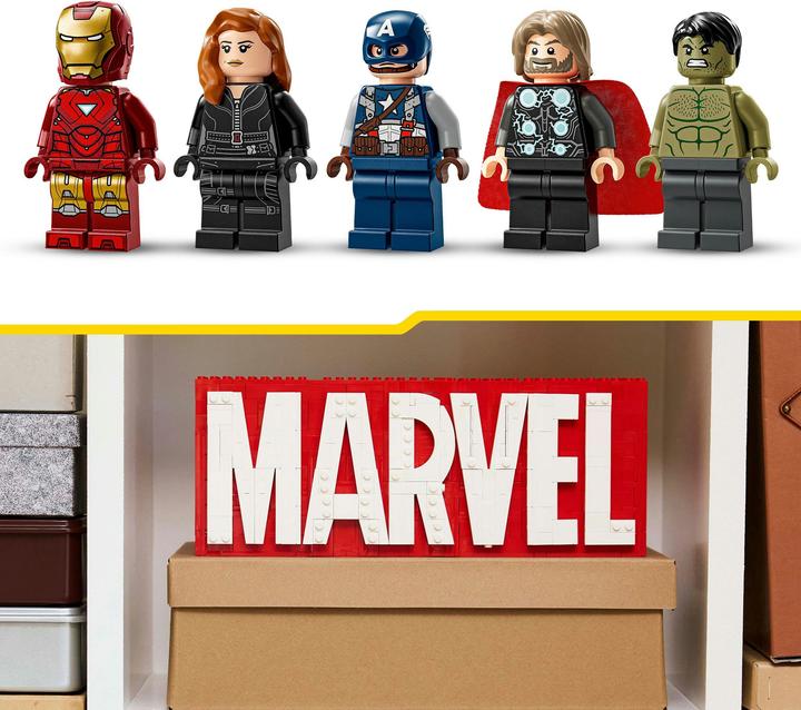 Produktbild LEGO Logo & Minifiguren (76313, LEGO Marvel)