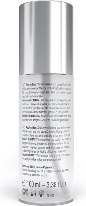 Immagine prodotto Tolure Siero per capelli attivante HAIRACTIV (100 ml)