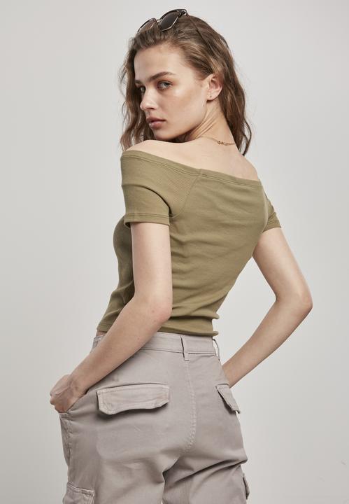 Image du produit Urban Classics Ladies Off Shoulder Rib Tee (S)