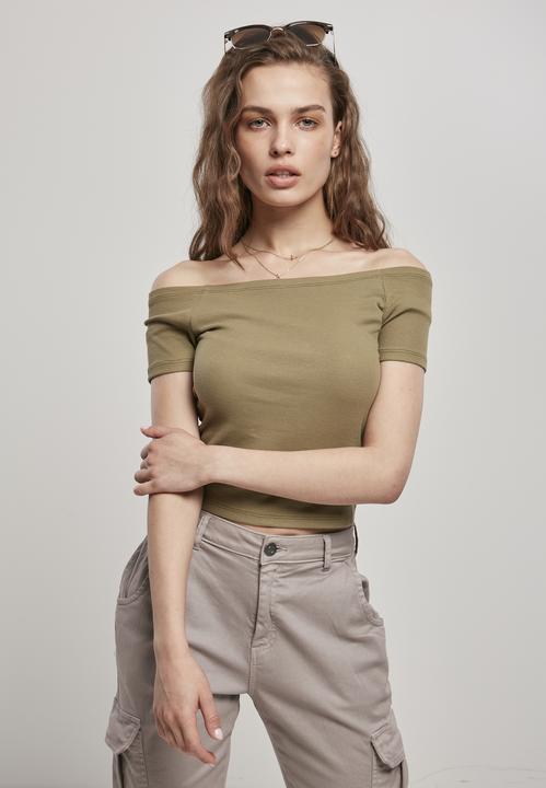 Immagine prodotto Urban Classics Ladies Off Shoulder Rib Tee (L)