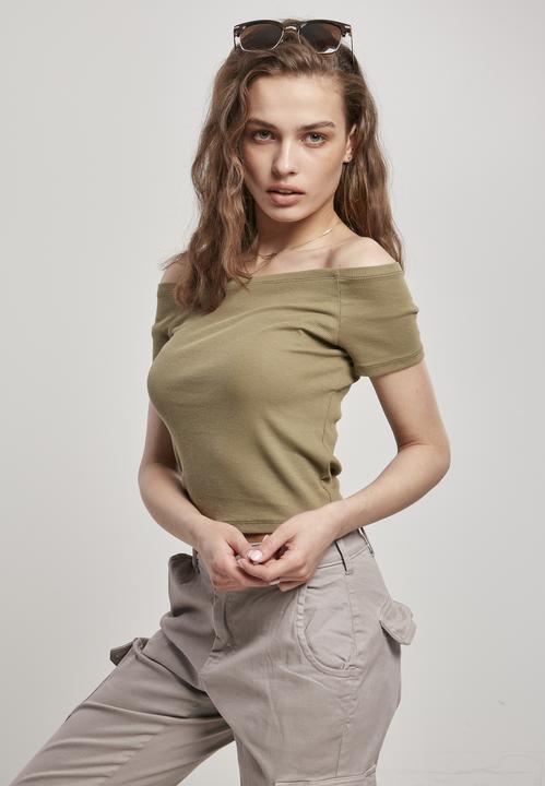 Immagine prodotto Urban Classics Ladies Off Shoulder Rib Tee (L)