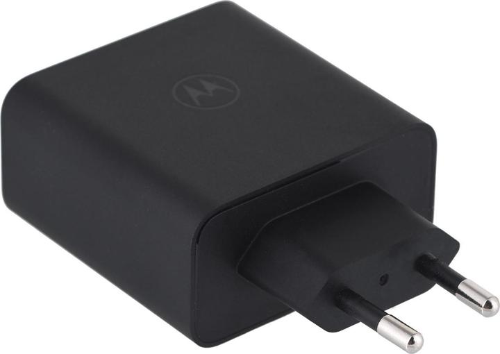 Actual product image Motorola Wall Charger TurboPower 125W GaN USB-A w/ 1m USB-C Black (125 W)