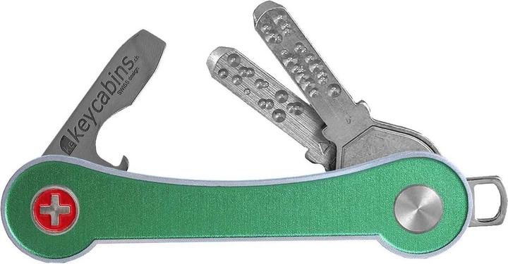 Immagine prodotto Keycabins Organizzatore di chiavi KCAFS1.5 Struttura in alluminio S1 verde