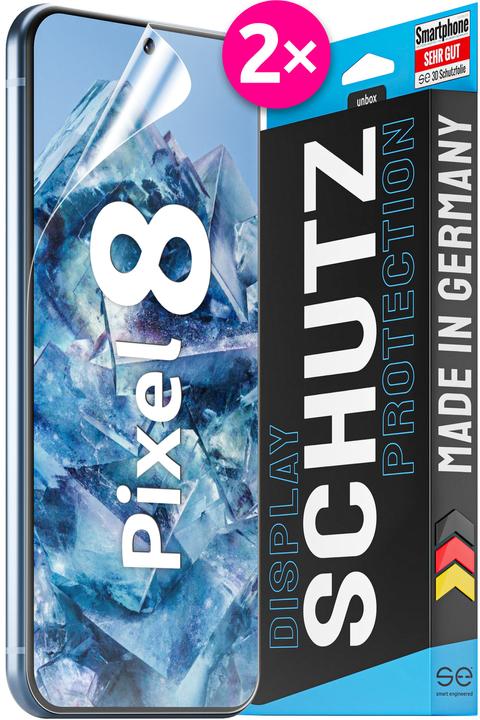 Produktbild Smart Engineered se 3D Schutzfolie Google Pixel 8 (VPE 2) (2 Stück, Google Pixel 8)