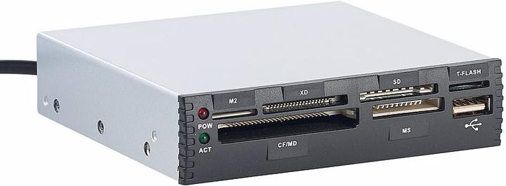 Produktbild Xystec Interner 3,5"-Card-Reader mit Front-USB (9-Polig)