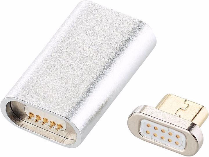 Image du produit Callstel Adaptateur micro-USB magnétique pour câble de charge et de données (Micro USB)