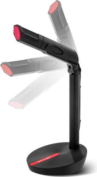 Produktbild Spirit Of Gamer Microphone sur pied compatible Eko Gaming and Live Streaming (Noir/Rouge)