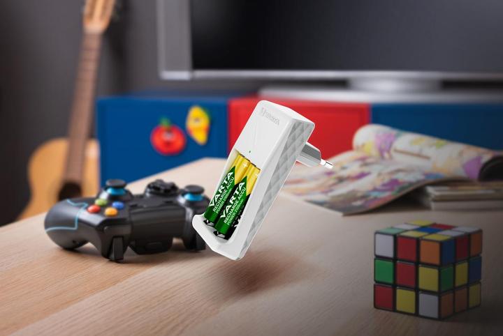 Immagine prodotto Varta Mini Charger (1 pz., AA, AAA, 800 mAh, Caricabatterie senza batteria)