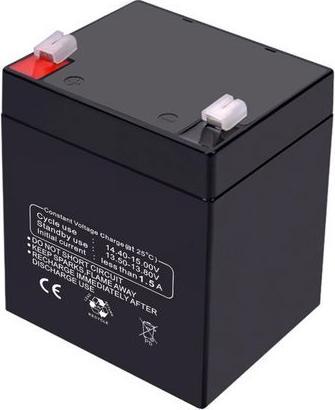 Image du produit RND Batterie, acide de plomb, 12V, 5Ah, languette plate, 4.8 mm (1 pcs, 5000 mAh, Batterie)