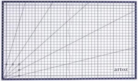 Artoz foldable cutting mat A3 (45 x 30 cm)