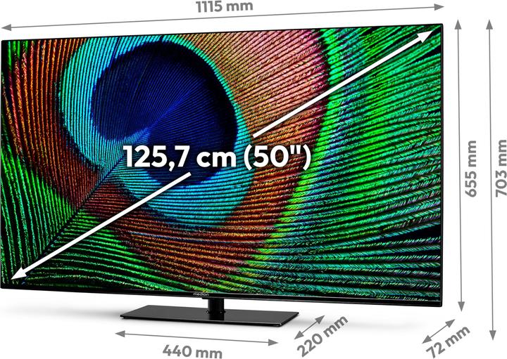 Actual product image Medion LIFE® X15071 (MD 30922) Android TV™ (50", LCD, 4K)