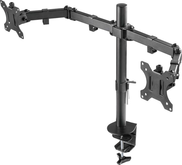 Deltaco Gaming Dual monitor desk arm (Table, 32")