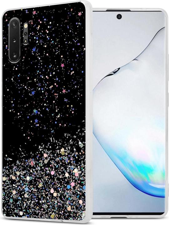 Schwarz mit Glitter