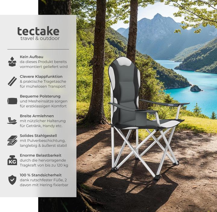 Produktbild tectake Campingstuhl